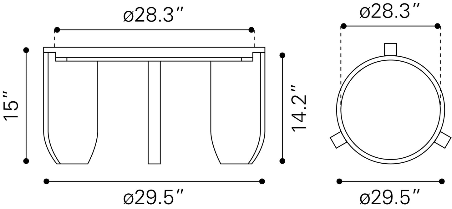 NADIA COFFEE TABLE