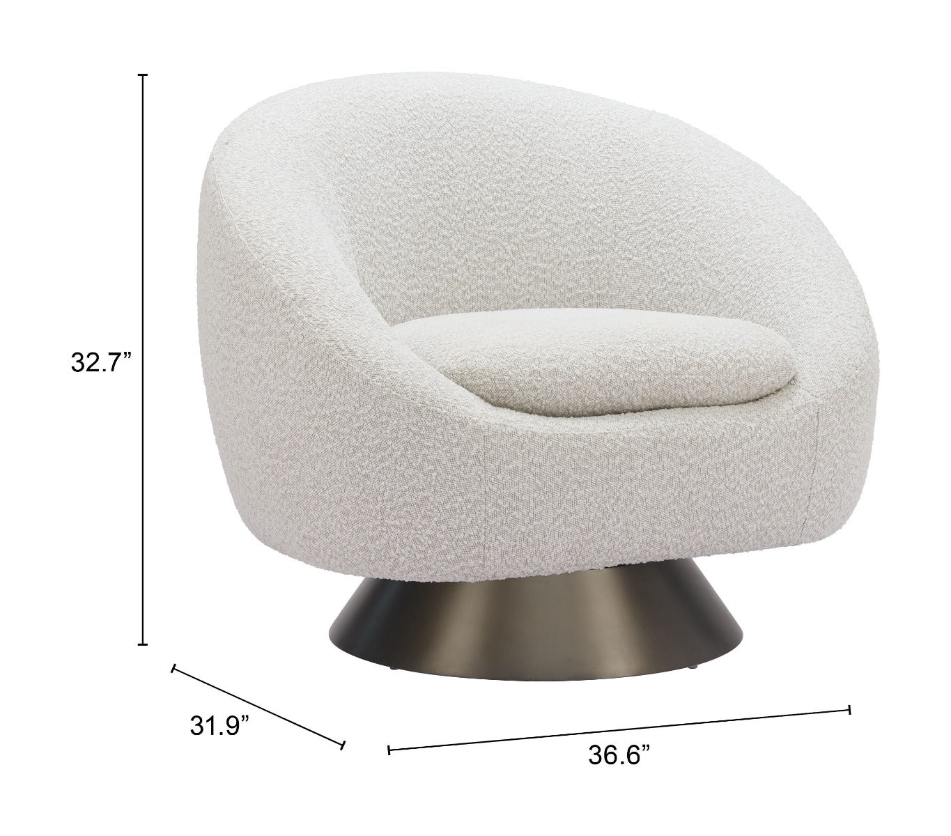 SILLÓN GIRATORIO MELISSA