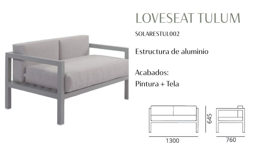 LOVESEAT TULUM