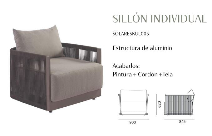 SILLÓN INDIVIDUAL KALI