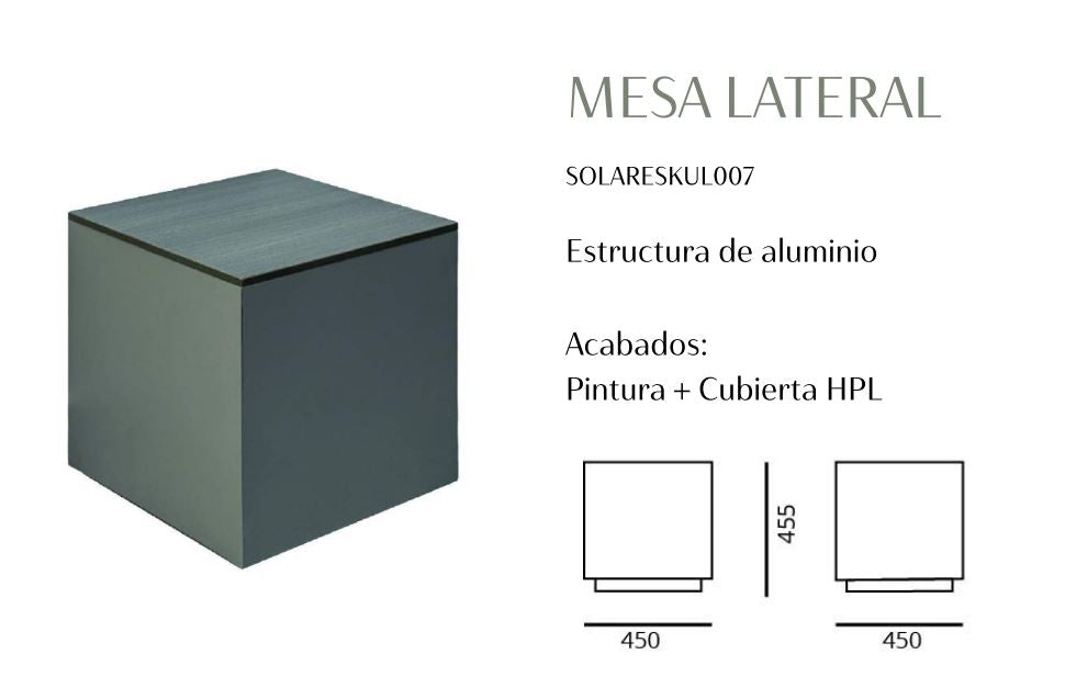MESA LATERAL KALI