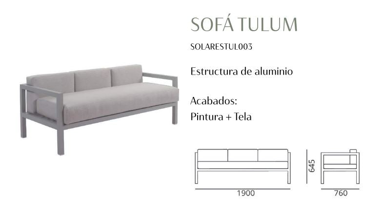 SOFA TRIPLE TULUM